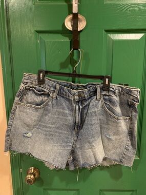 wild fable Light Blue Distressed Denim Cutoff Shorts